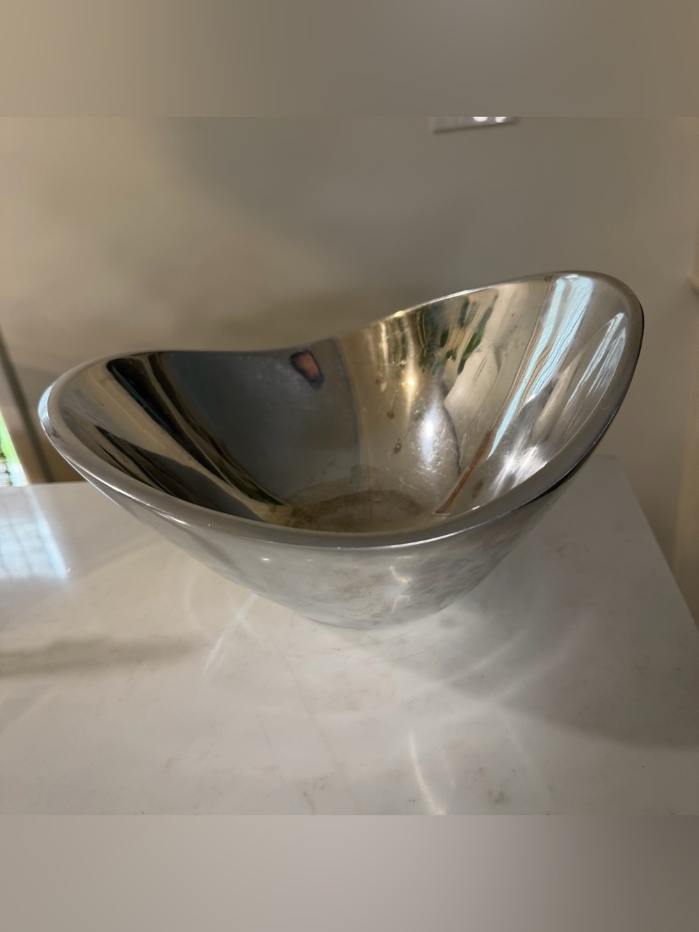 Vintage Nambe butterfly Polished Silver toned Decorative Serving Bowl